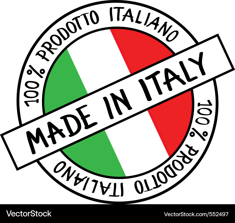 Made in italy Royalty Free Vector Image - VectorStock 