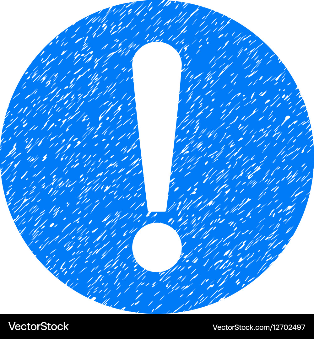 Problem grainy texture icon Vector Image