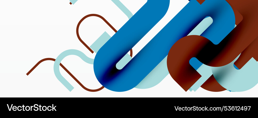Wave lines minimal abstract background Vector Image