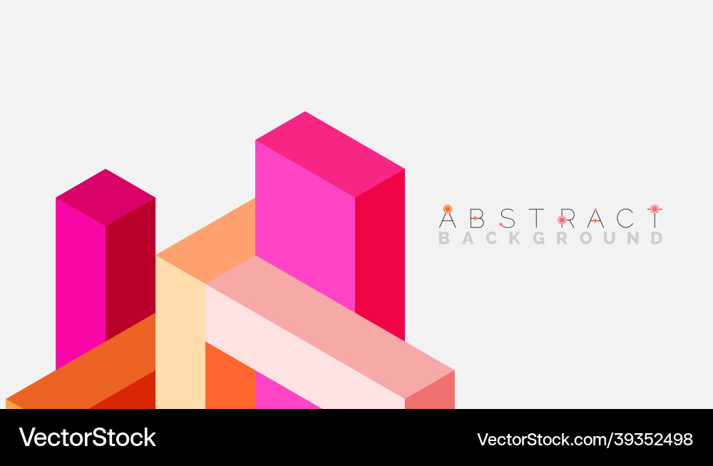 Abstract background 3d cubes cubic elements Abstract background 3d cubes cubic elements vector image