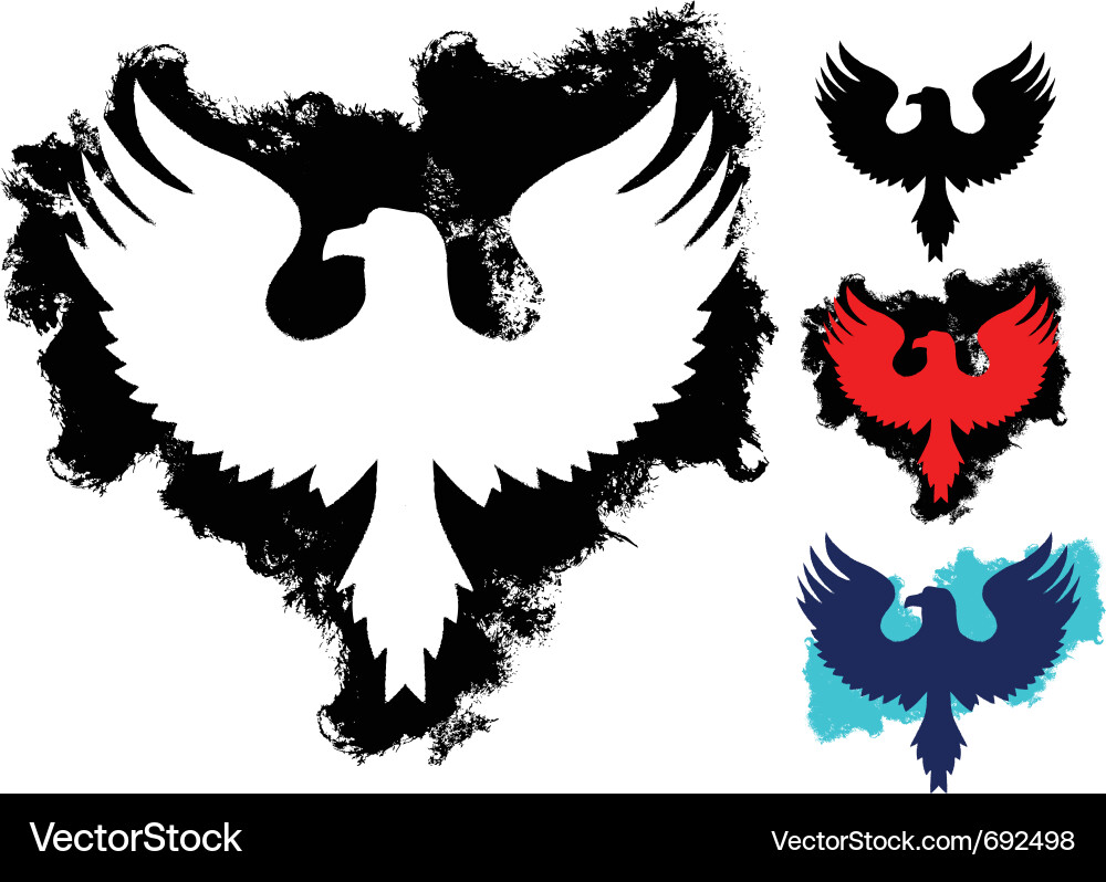 Grunge eagle Royalty Free Vector Image - VectorStock