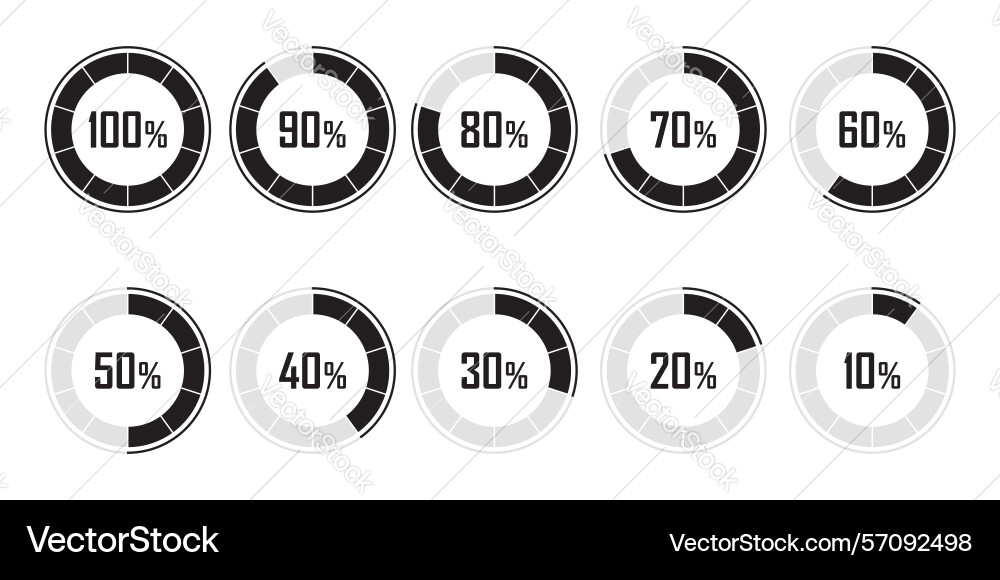 Loading progress bar icon in flat style Loading progress bar icon in flat style vector image