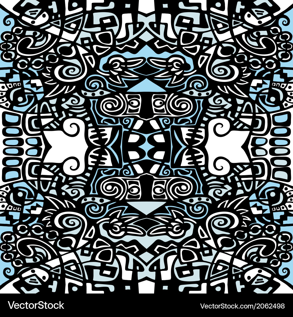 Psychedelic abstraction background symmetric Vector Image