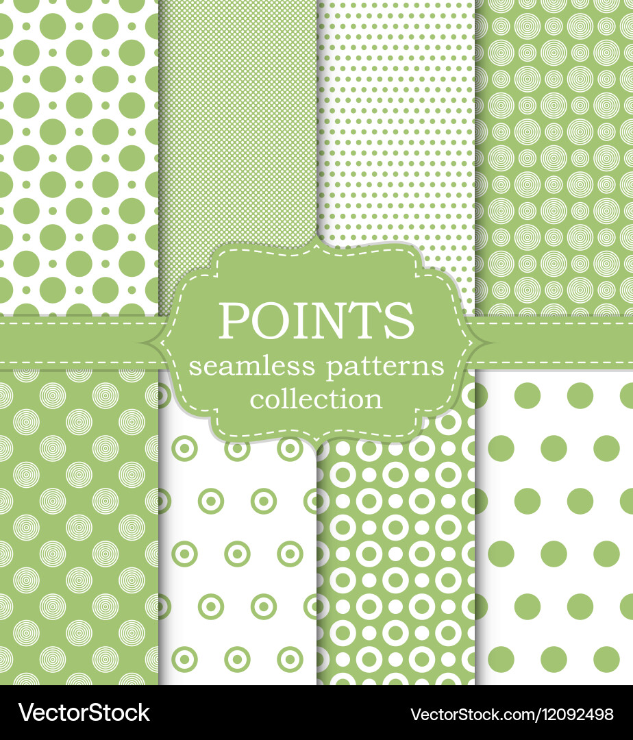 Set of seamless patterns Vector Image