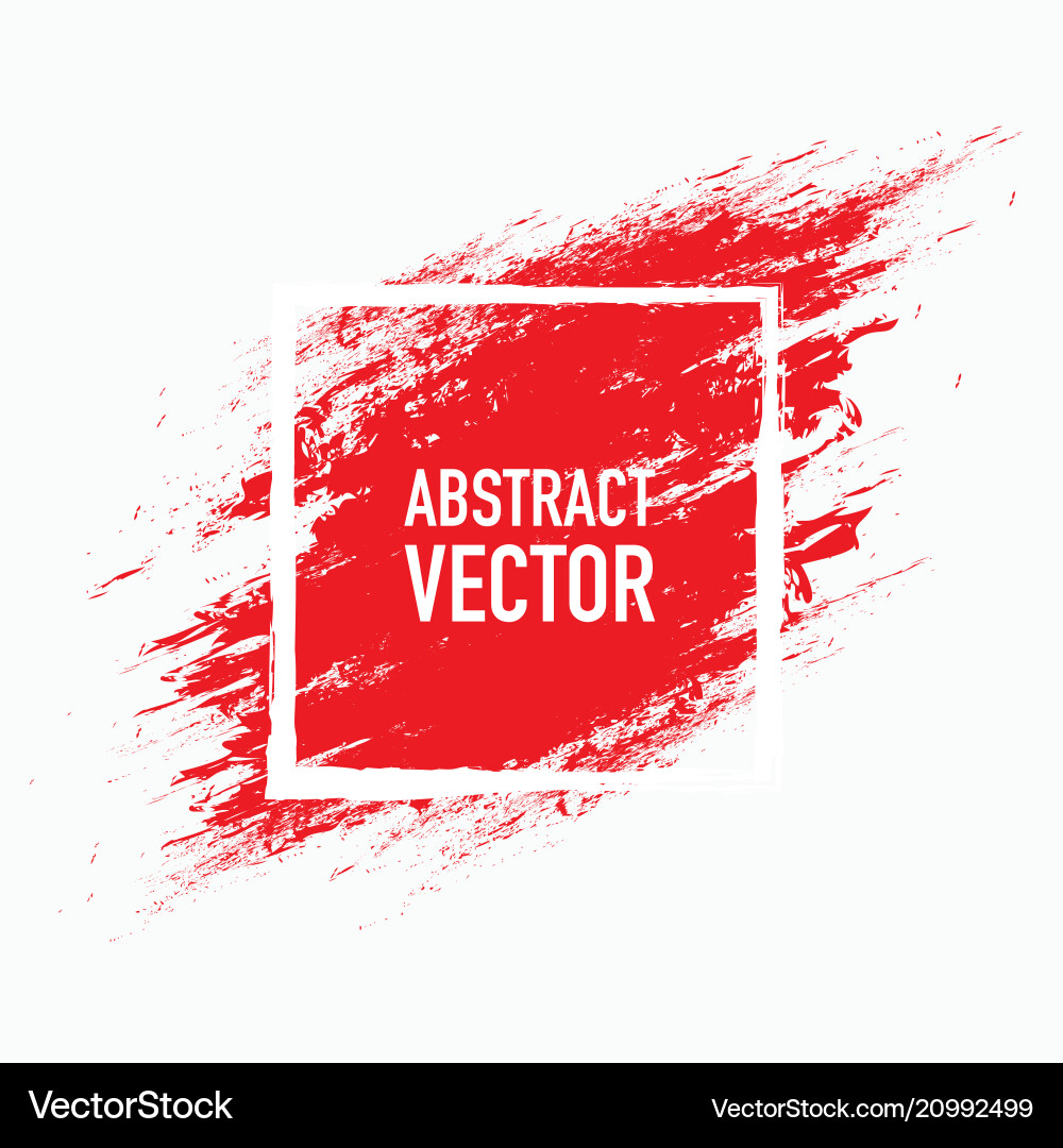 Abstract Red Splash Background vector image