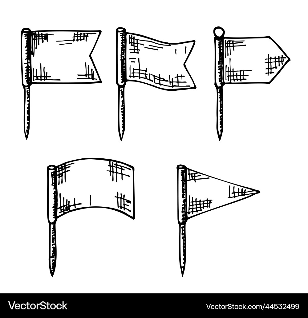 Pointer of location on the map track Pointer of location on the map track vector image