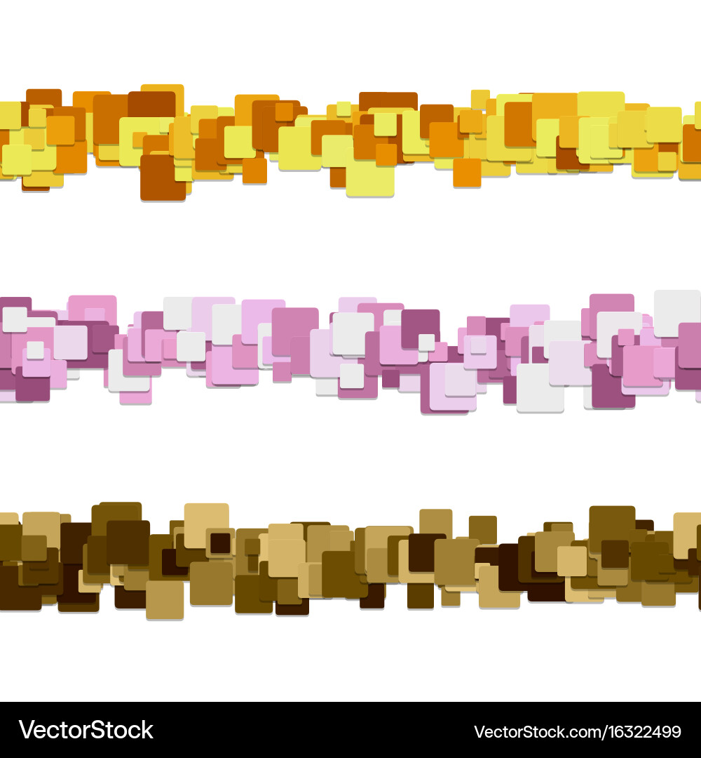Repeatable square pattern page rule line design vector image