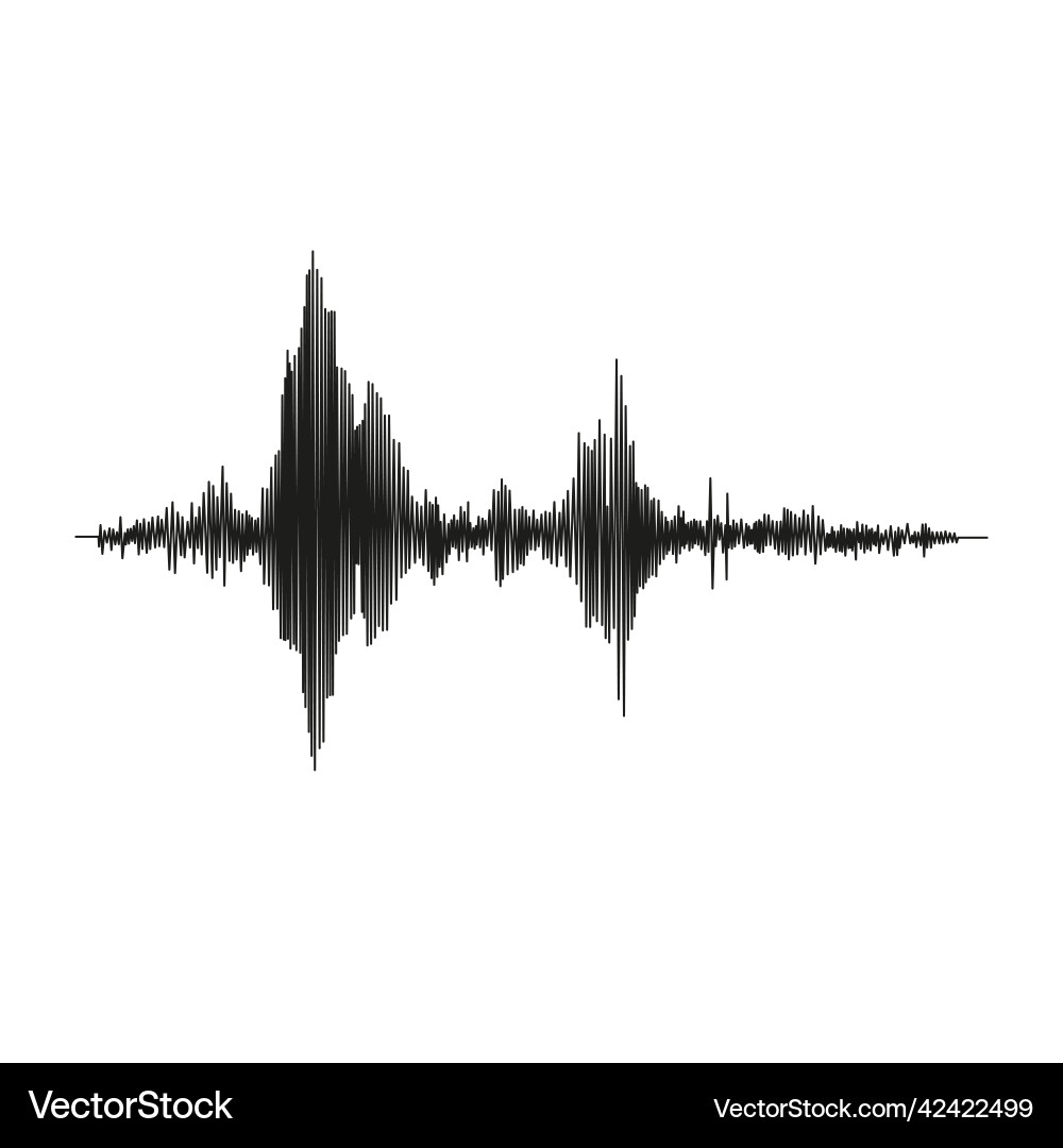 Seismograph measurement or lie detector graph Seismograph measurement or lie detector graph vector image