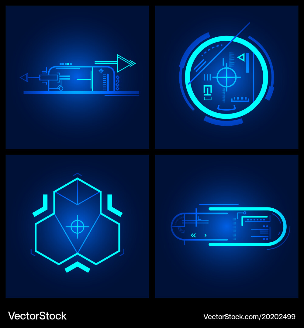 Technology design element Vector Image