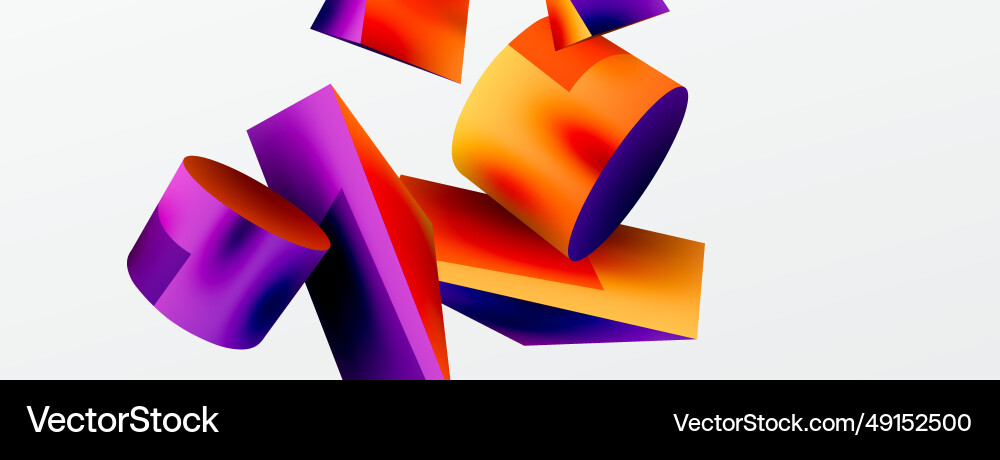 3d abstract background shapes triangle 3d abstract background shapes triangle Vector Image