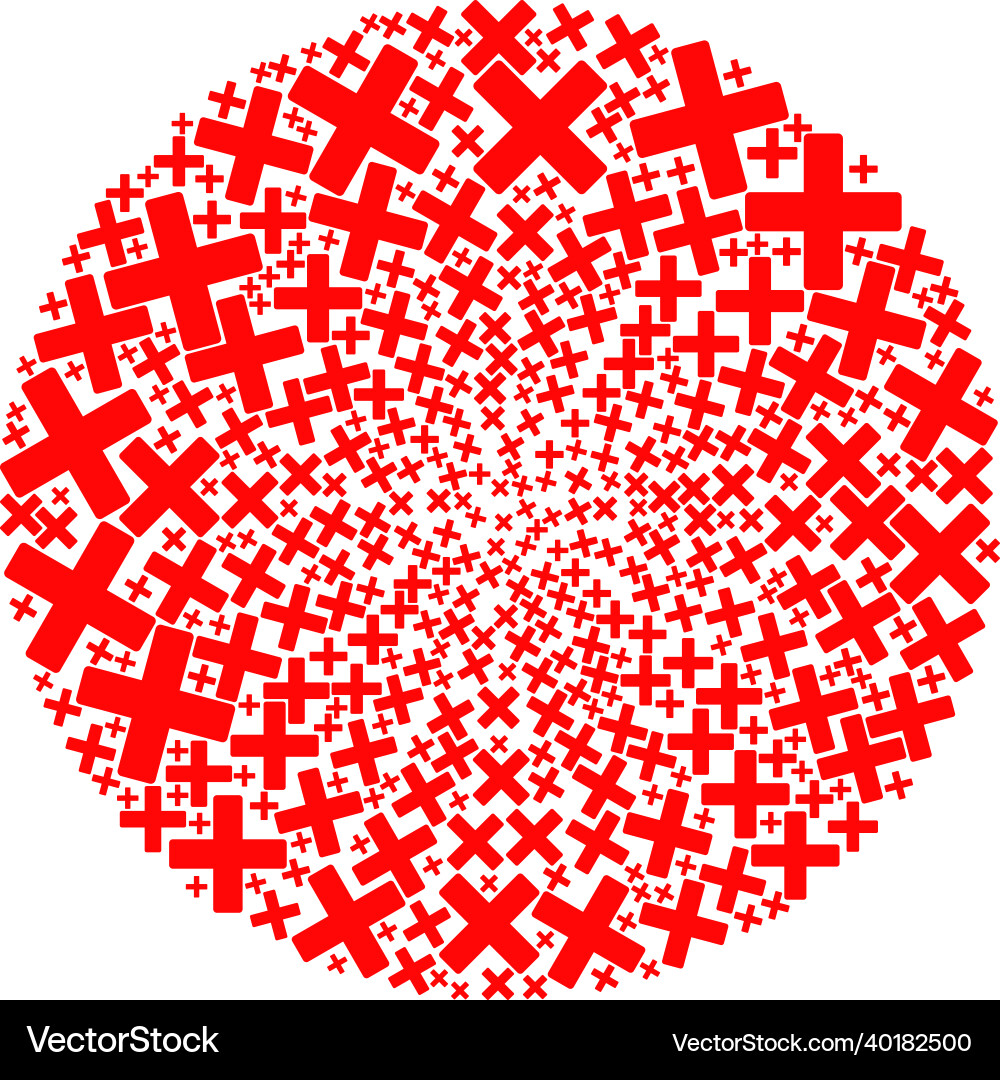 Reject cross icon exploding spheric cluster mosaic Reject cross icon exploding spheric cluster mosaic Vector Image