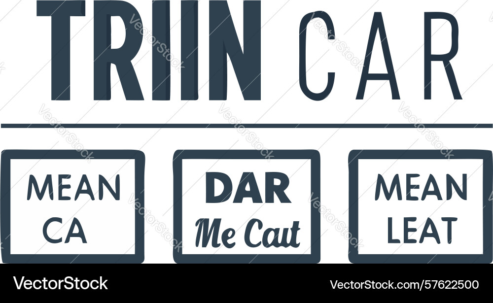 Train car types information design generative ai Vector Image