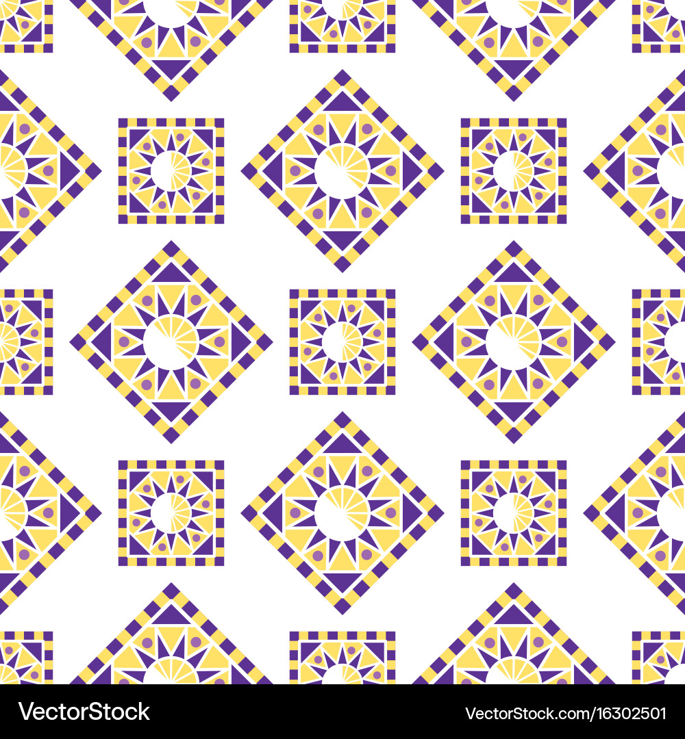 Abstract triangular polygonal shape kaleidoscope vector image