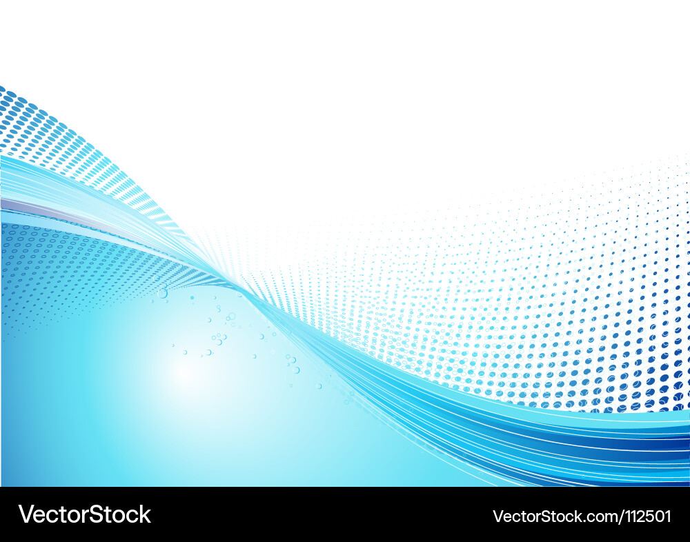 Blue Techno Dot Background vector image