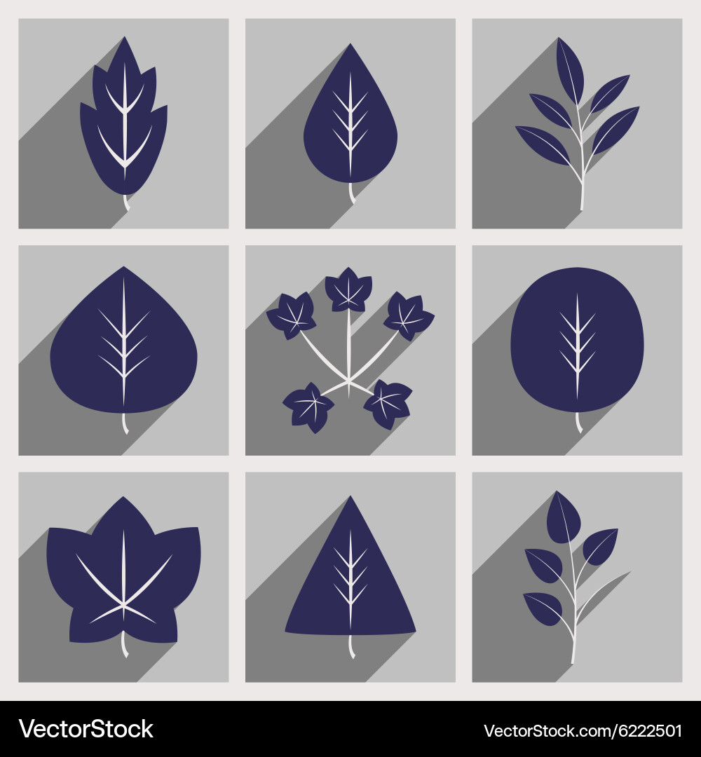 Flat with shadow concept and mobile application Vector Image