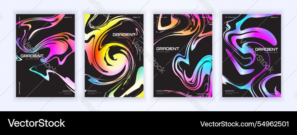 Gradient abstract geometric background liquid Gradient abstract geometric background liquid vector image