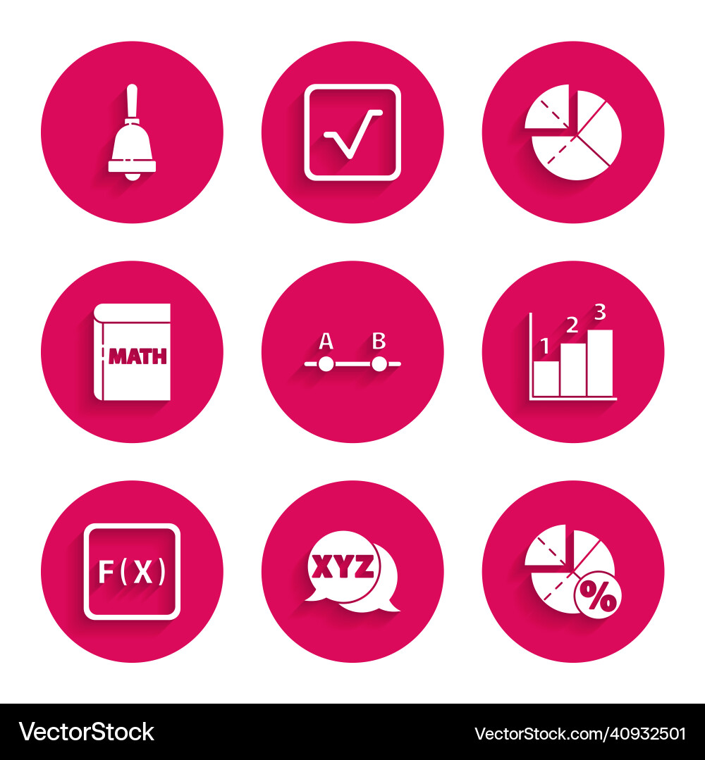 Set graph schedule chart diagram xyz Set graph schedule chart diagram xyz vector image