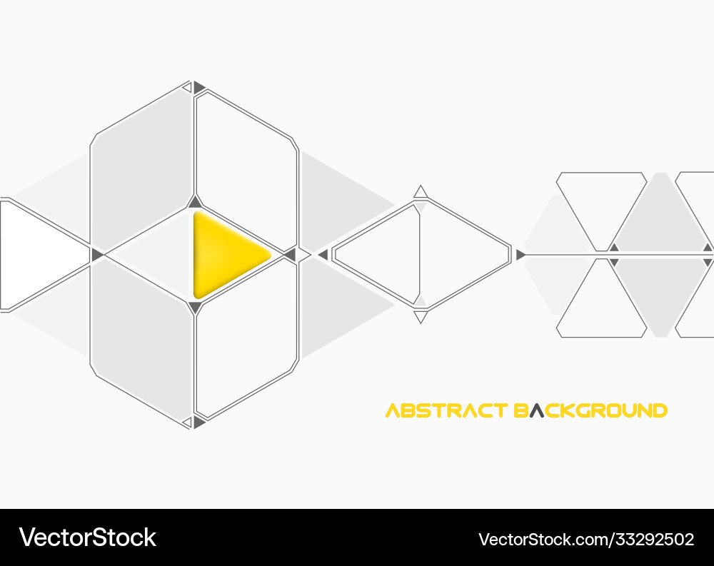 Abstract background with triangles and lines vector image