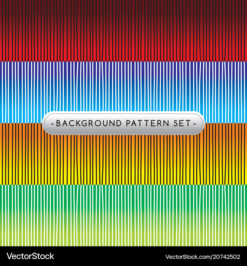 Background pattern set collection vector image