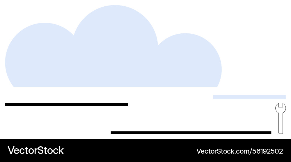 Cloud Computing Konzept mit vereinfachtem Design Cloud Computing Konzept mit vereinfachtem Design vektorbild