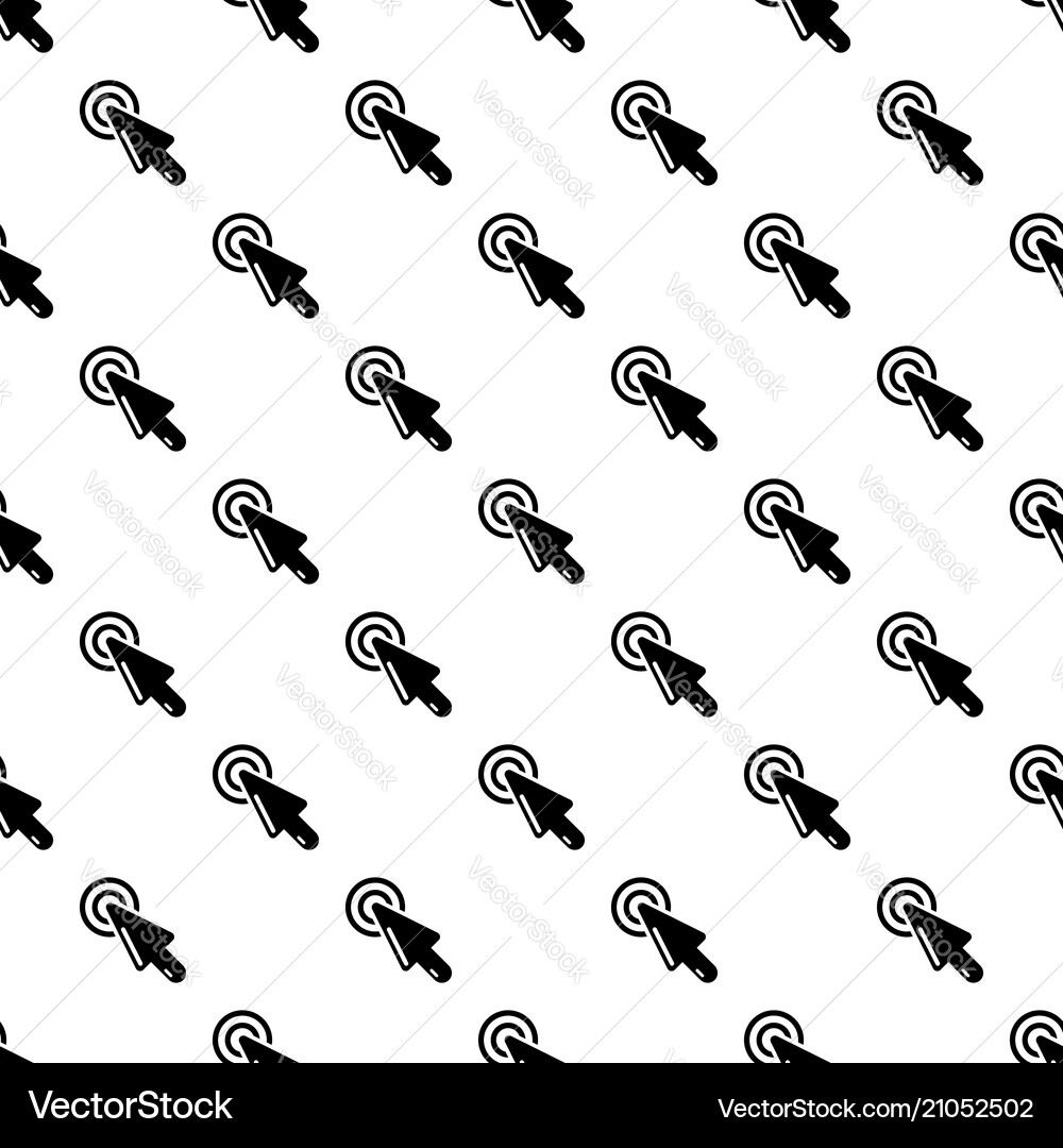 Cursor clicking icon simple black style Cursor clicking icon simple black style vector image