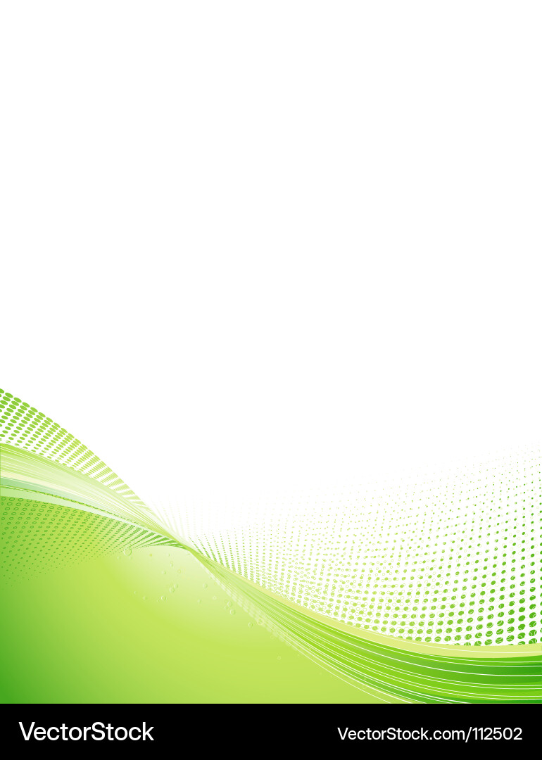 Dynamic Green Techno Abstract Background vector image