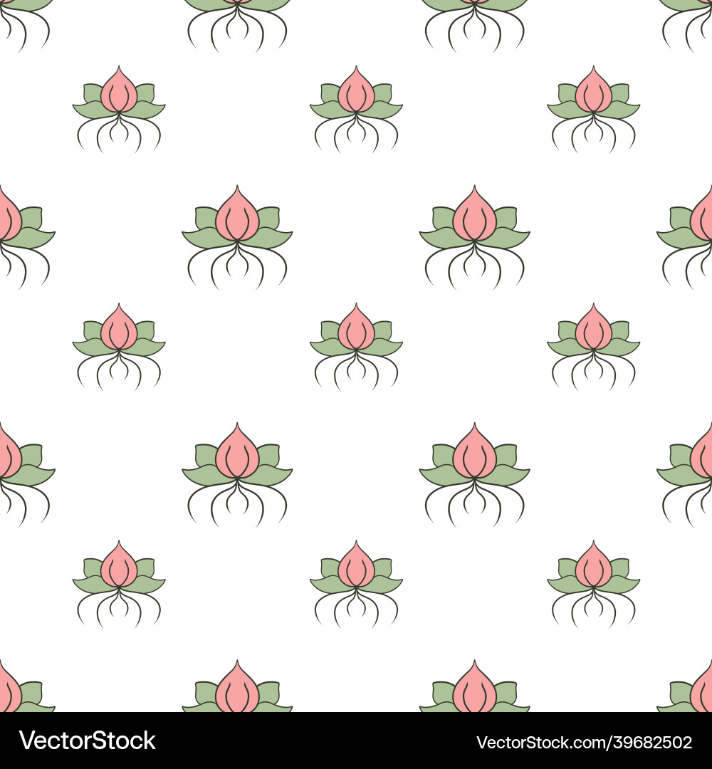 Fabric pattern - hand-drawn repeat Fabric pattern - hand-drawn repeat Vector Image