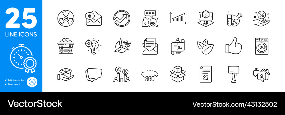 Outline-Symbole wie Diagramm und 360 Grad gesetzt Outline-Symbole wie Diagramm und 360 Grad gesetzt vektorbild
