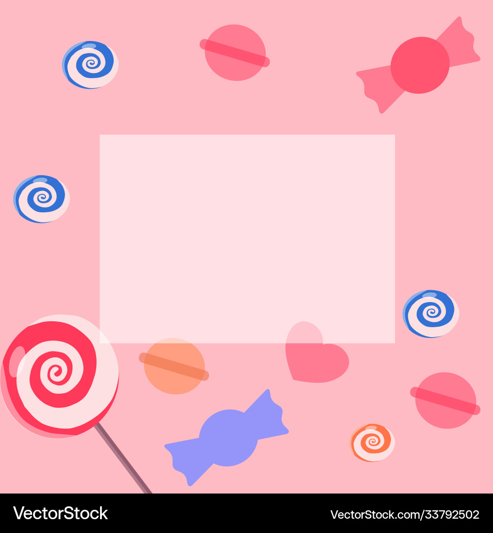 Pattern and with lots candy graphics Pattern and with lots candy graphics Vector Image