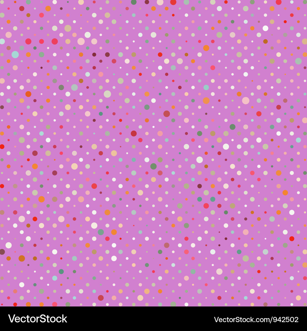 Polka dots pattern background vector image