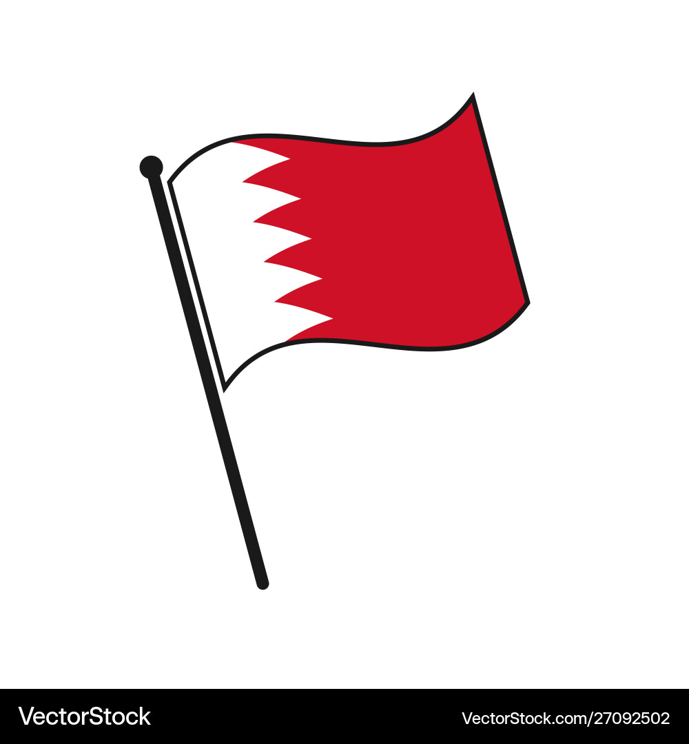 Simple flag isolated Vector Image