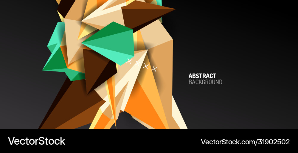 Trendy simple triangle abstract background Trendy simple triangle abstract background Vector Image