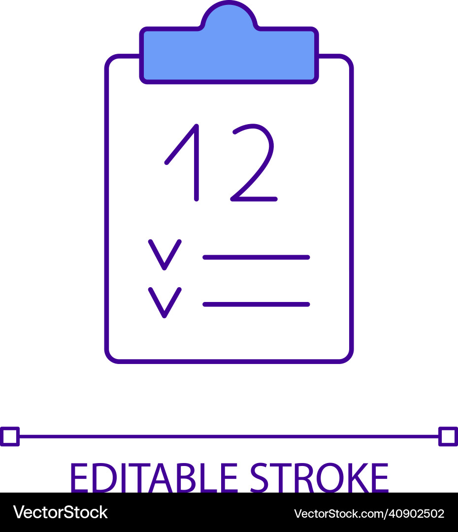 Twelve step program rgb color icon Twelve step program rgb color icon Vector Image