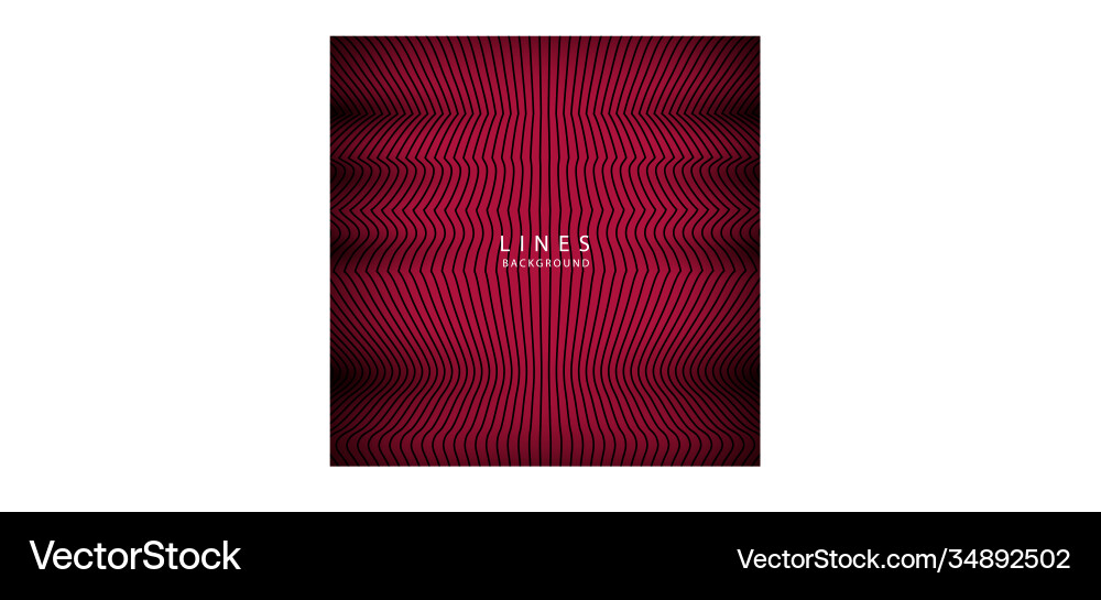 Wave lines pattern an abstract stripe background Vector Image