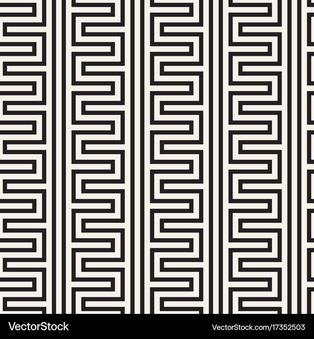 Abstract geometric pattern with stripes lines vector image