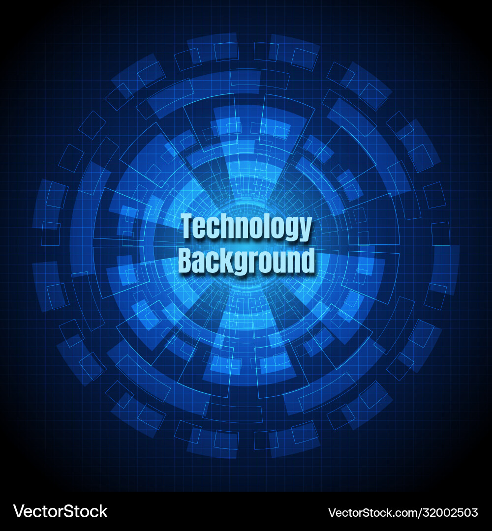 Circuit technology background with hi-tech Circuit technology background with hi-tech vector image