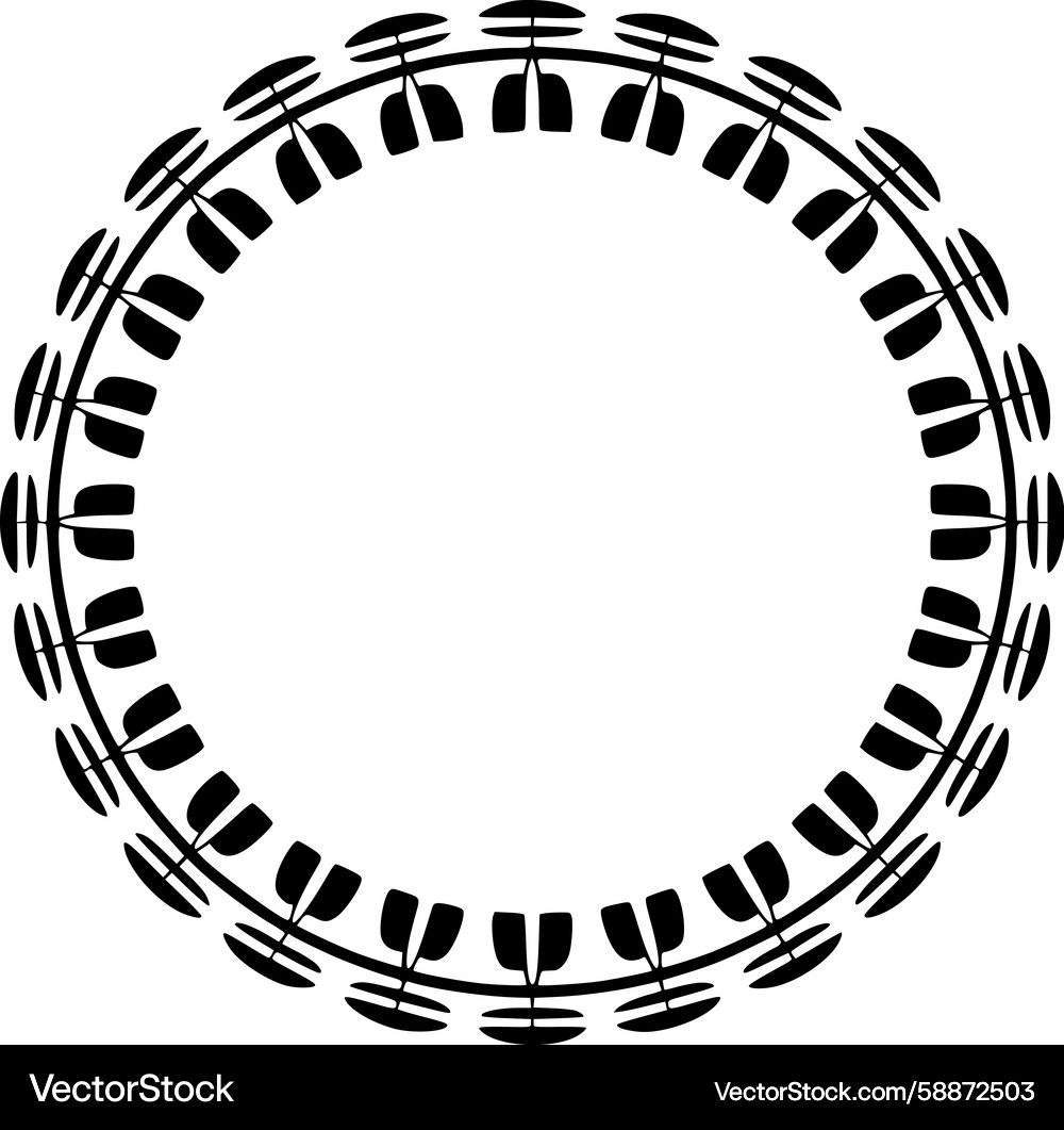 Circular abstract pattern Vector Image