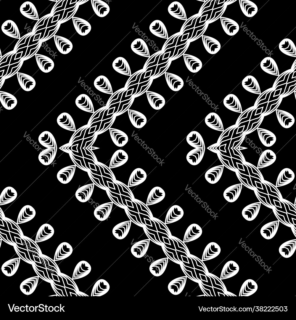 Design seamless zigzag decorative pattern Vector Image
