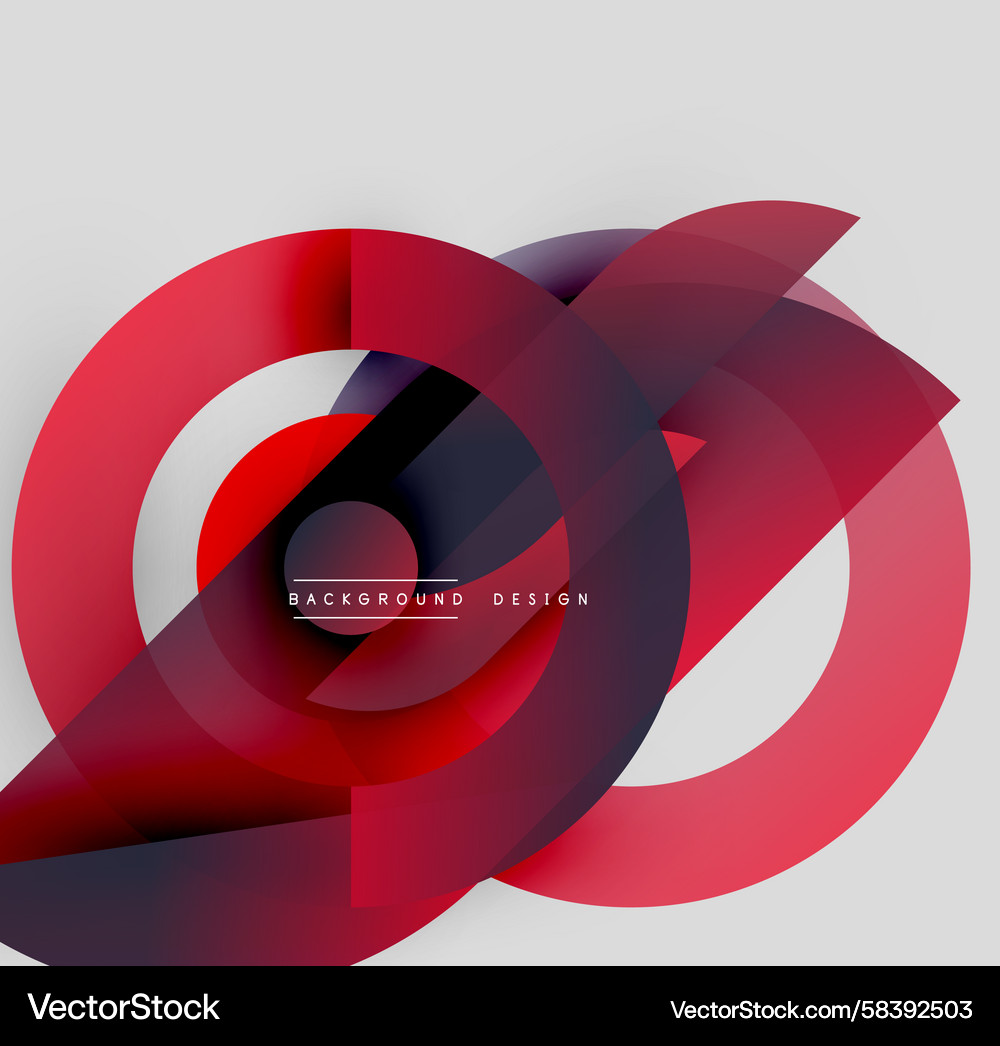 Dynamic Geometric Overlap Vector Image