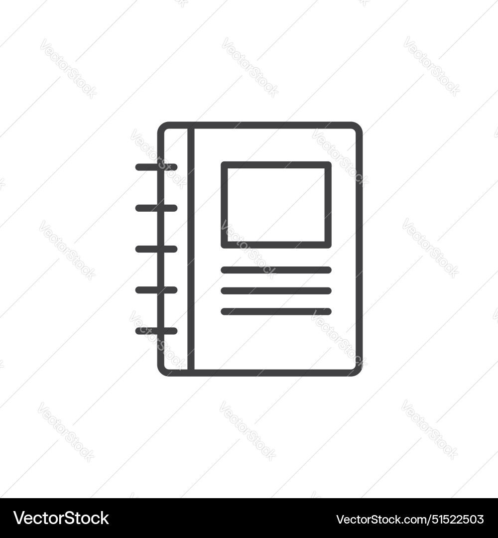Notebook icon Vector Image