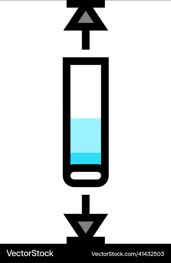 Over scroll color icon Over scroll color icon vector image