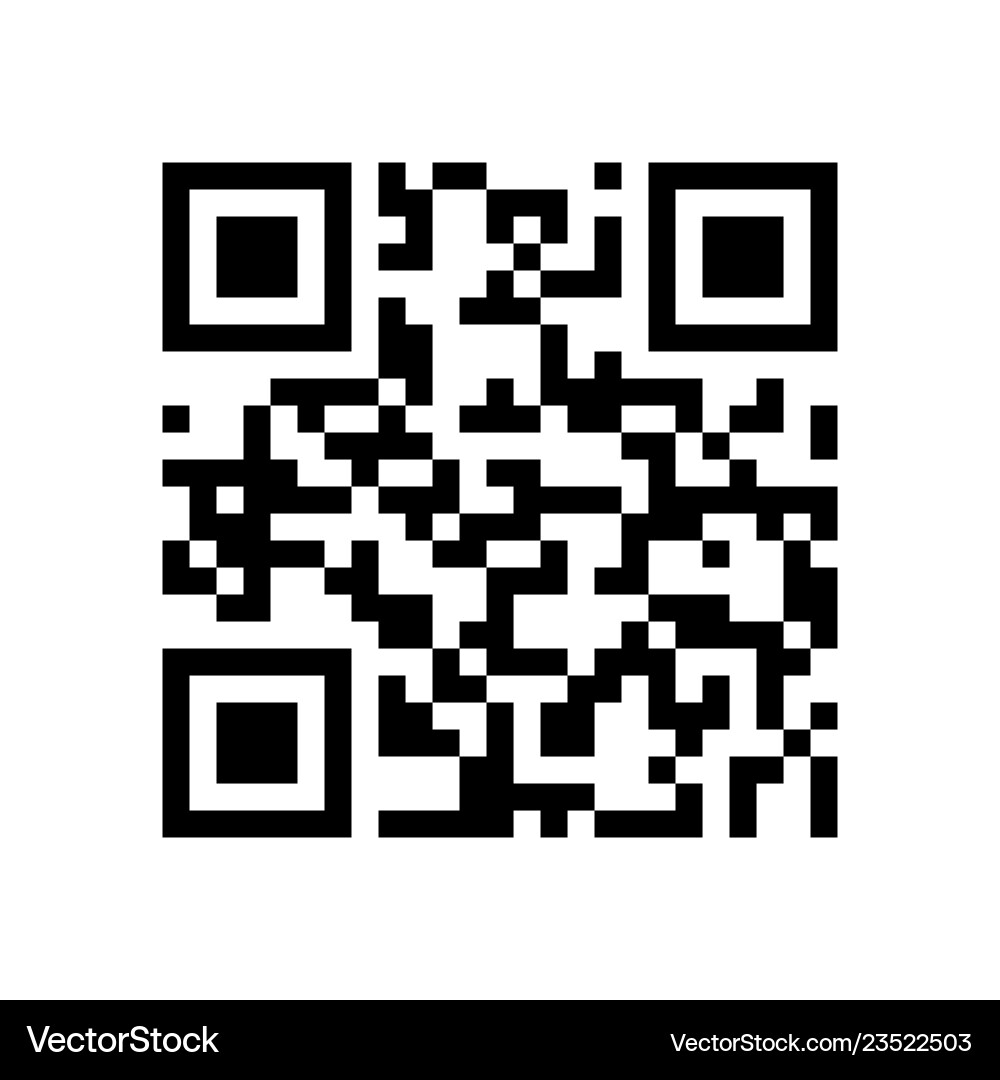 Qr code abstract modern bar sample Qr code abstract modern bar sample vector image