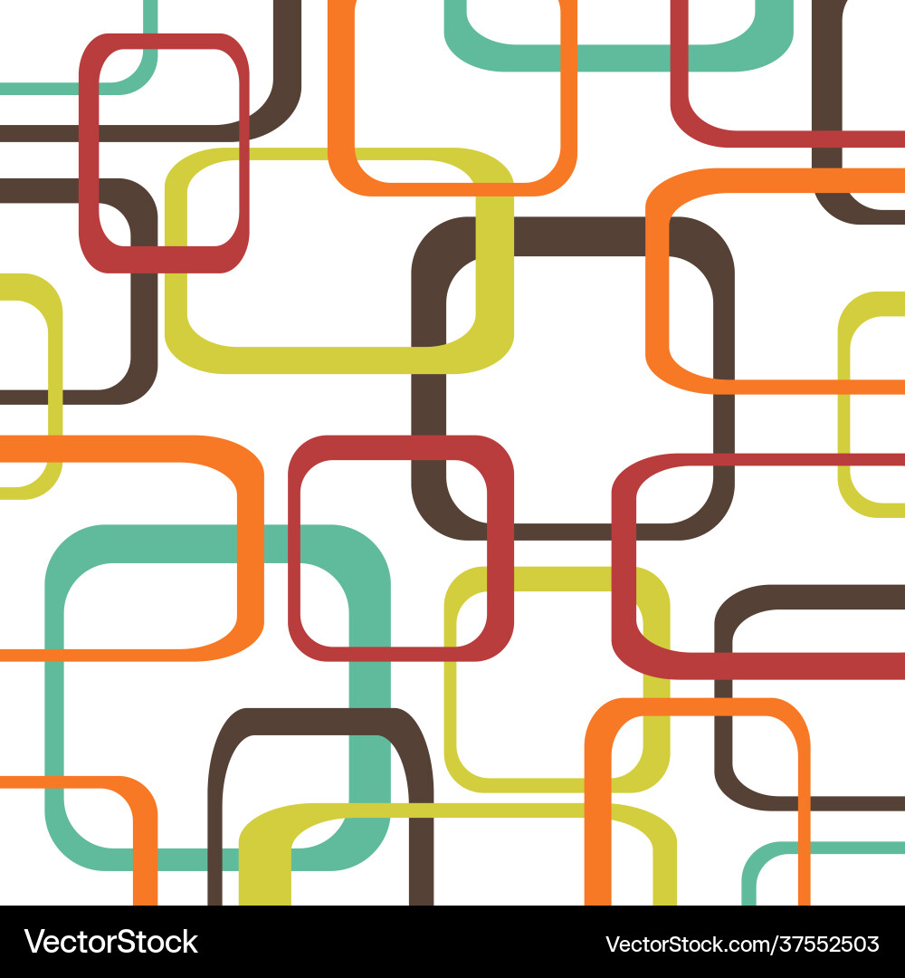 Retro color pattern background with squares Retro color pattern background with squares vector image
