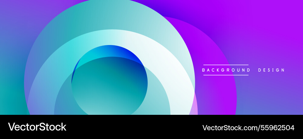 Abstract composition with layered circular Abstract composition with layered circular Vector Image