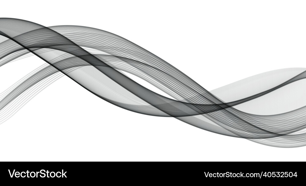 Abstract Flowing Wave Background vector image