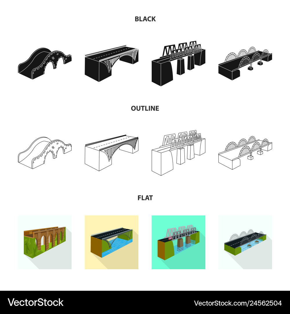 Design of connection and symbol Vector Image