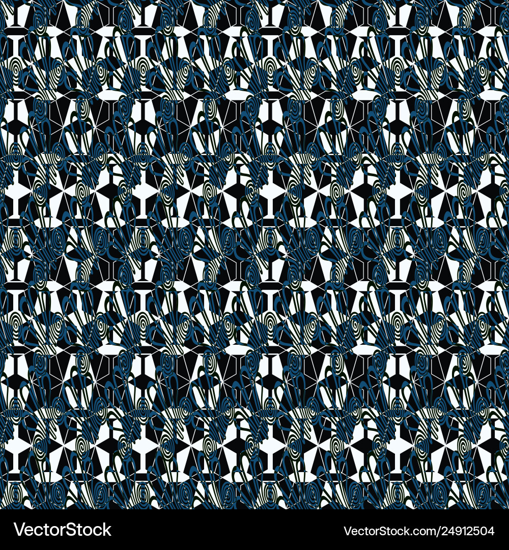 Geometric seamless repeat pattern Geometric seamless repeat pattern vector image