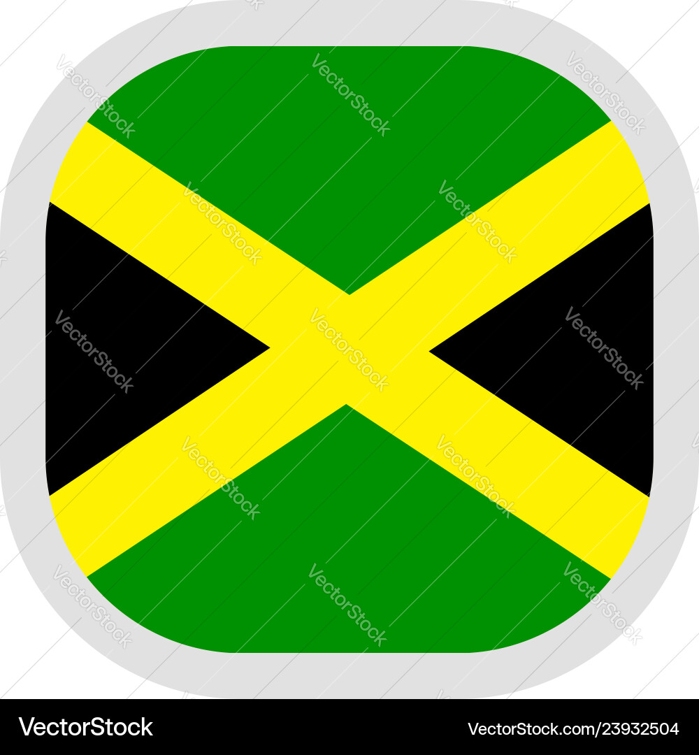Icon square shape with flag on white background Icon square shape with flag on white background vector image