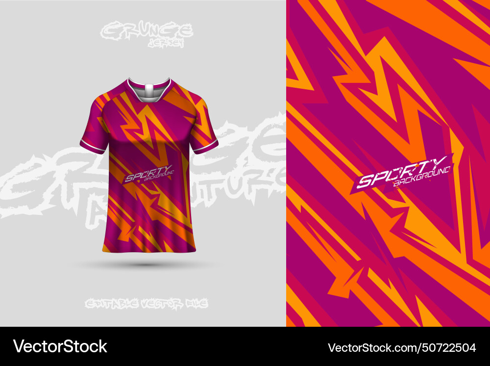 Sports jersey and background template design Sports jersey and background template design vector image