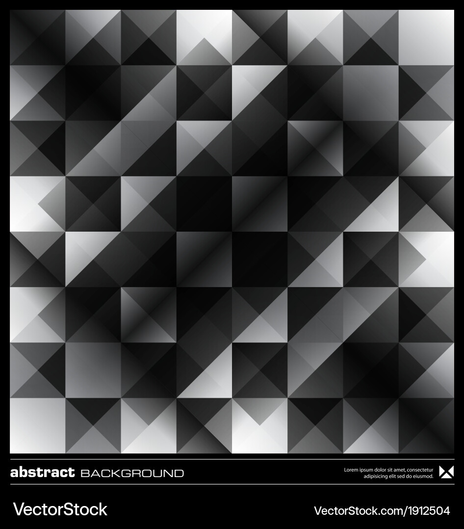 Triangles background Vector Image